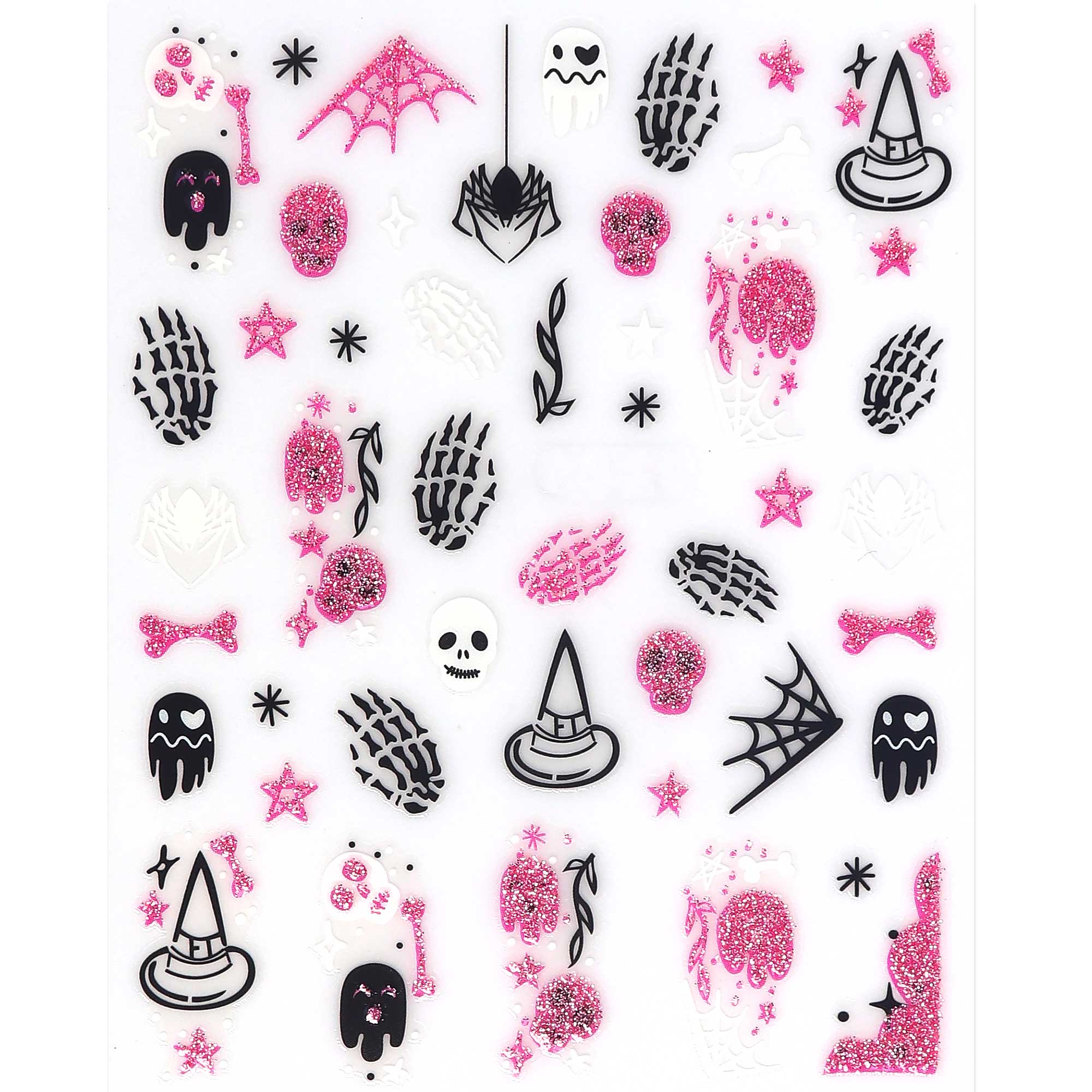 Nail Sticker - Pink Halloween