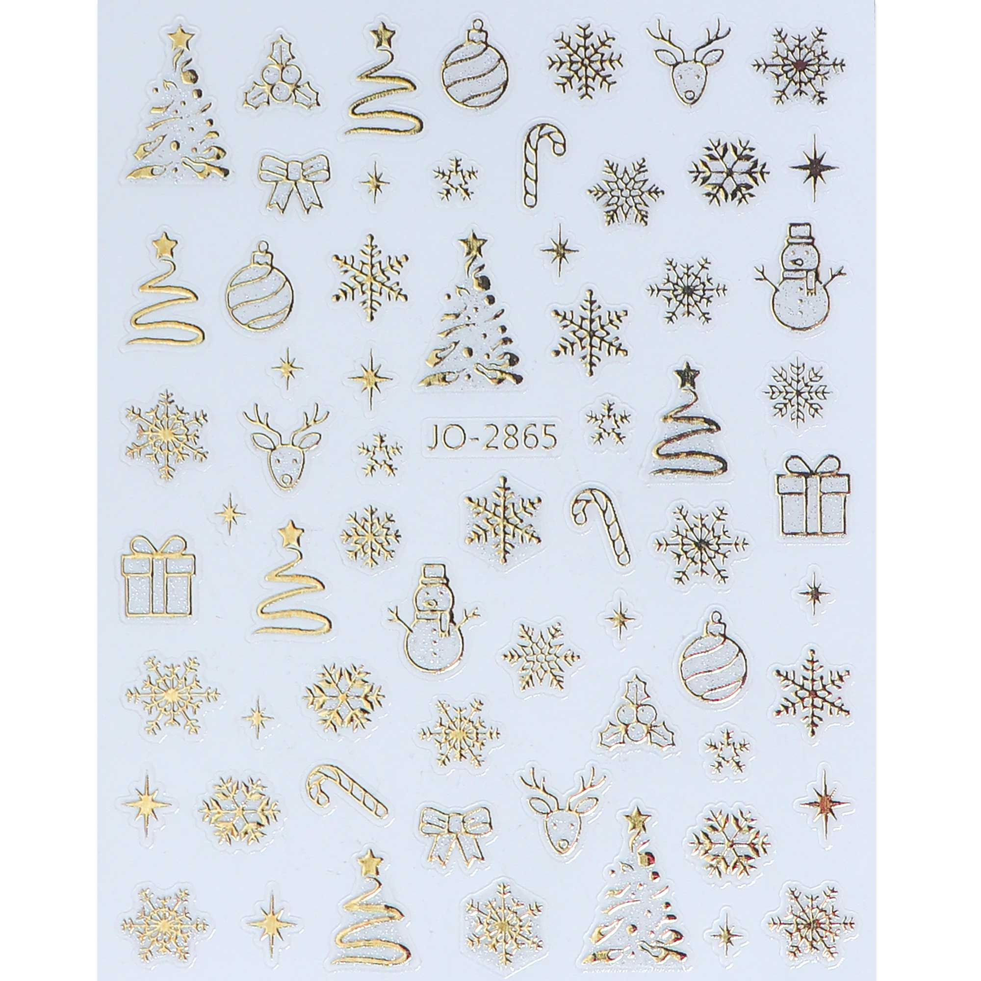 Nail Stickers - Christmas (Chrome)