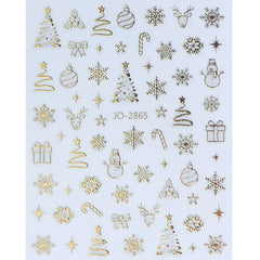 Nail Stickers - Christmas (Chrome)