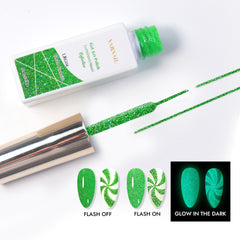 Luminous Neon Reflective Liner Gel - LRG04 Green Cocktail
