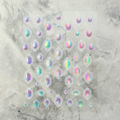 Jelly Nail Sticker - Gem Cat Eye