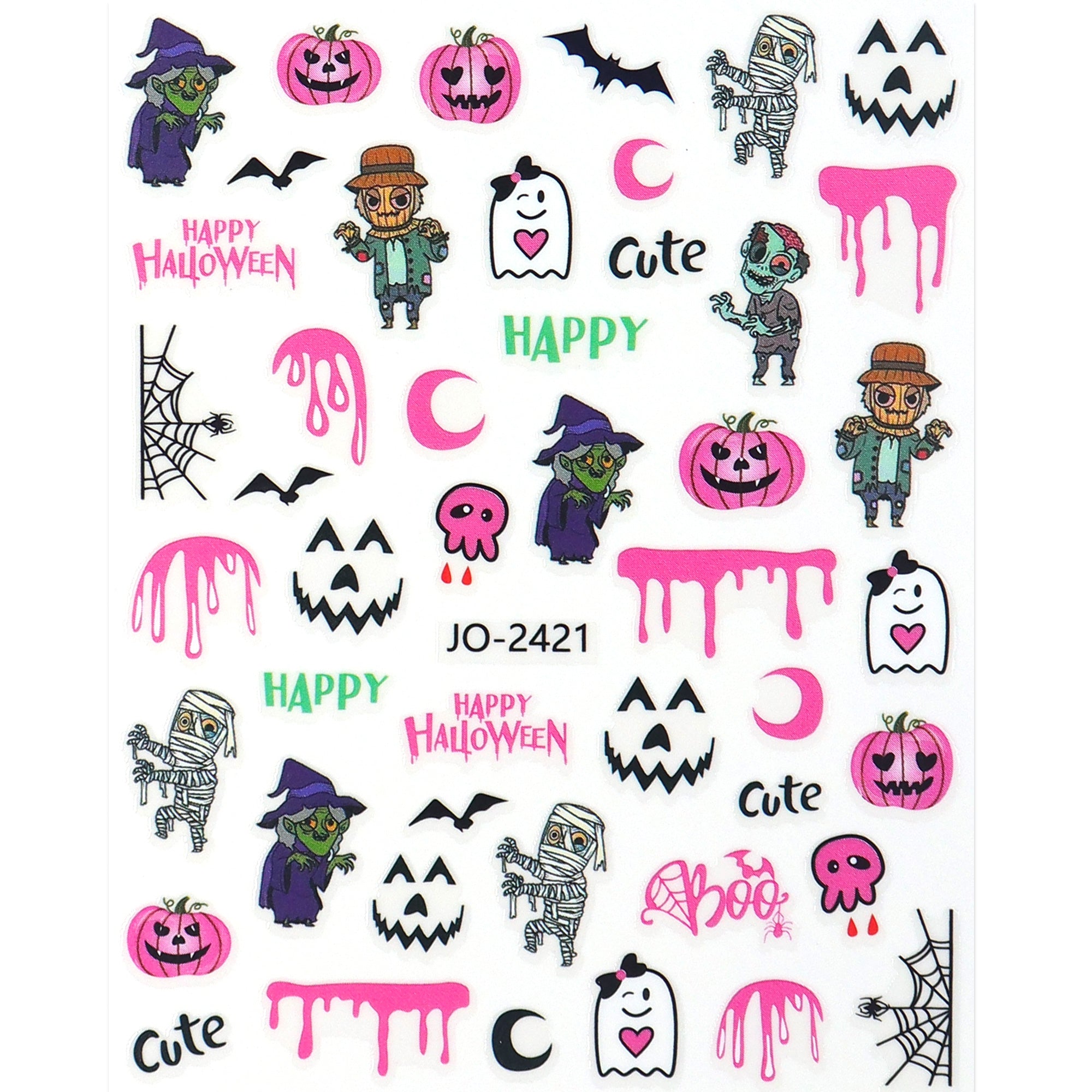 Nail Sticker - Halloween Witch