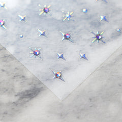 Rhinestone Nail Sticker - Little Four Pointed Star