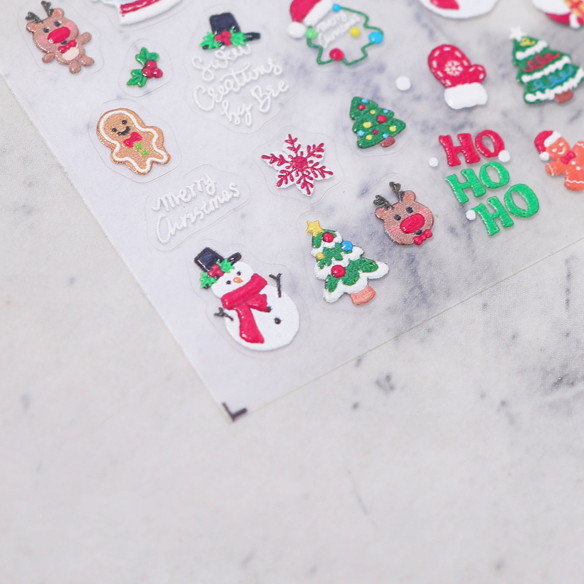 5D Nail Sticker - Santa Claus