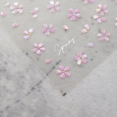 Shell Nail Sticker - Romantic Sakura