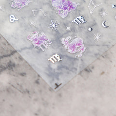 5D Nail Sticker - 12 Zodiac Signs