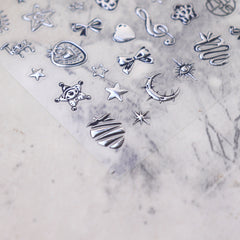 Chrome Nail Sticker - Gothic Strawberry