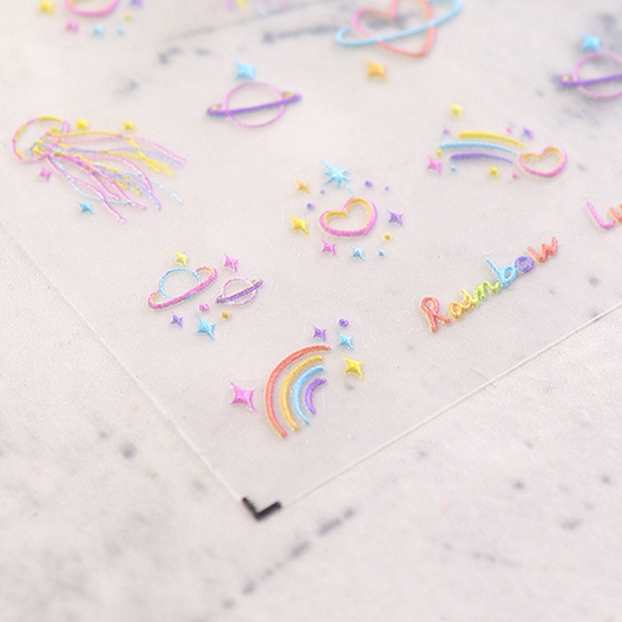 5D Nail Sticker - Rainbow Star
