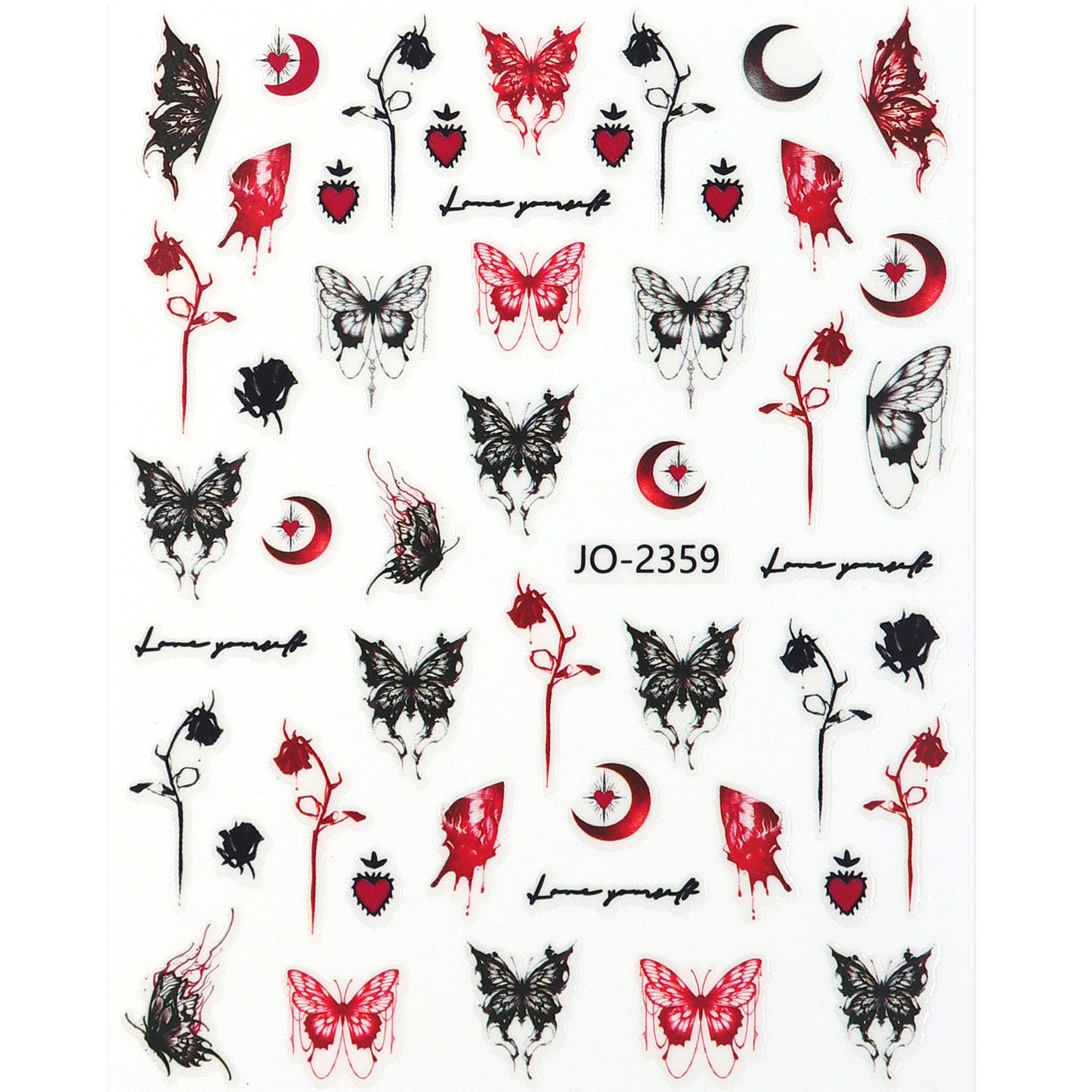 Nail Sticker - Dark Butterfly