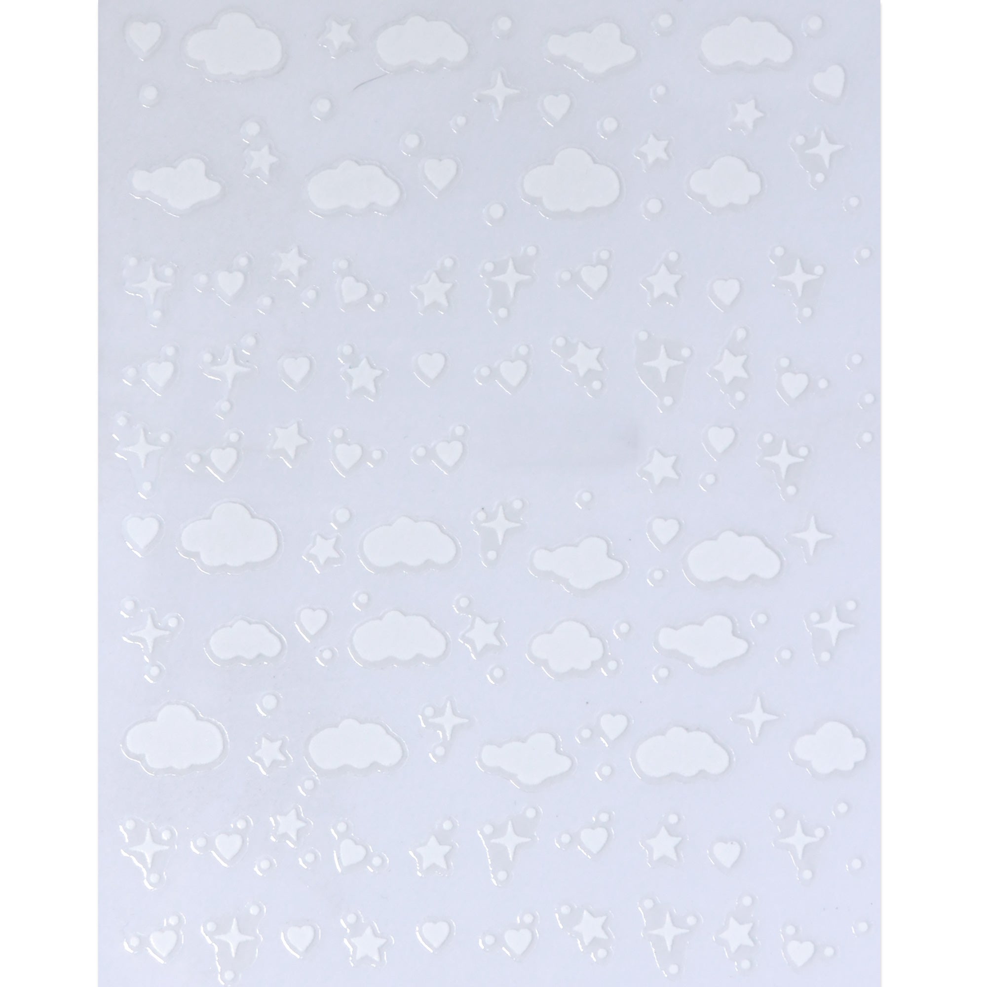 Nail Sticker - Rainbow Star Sky Cloud