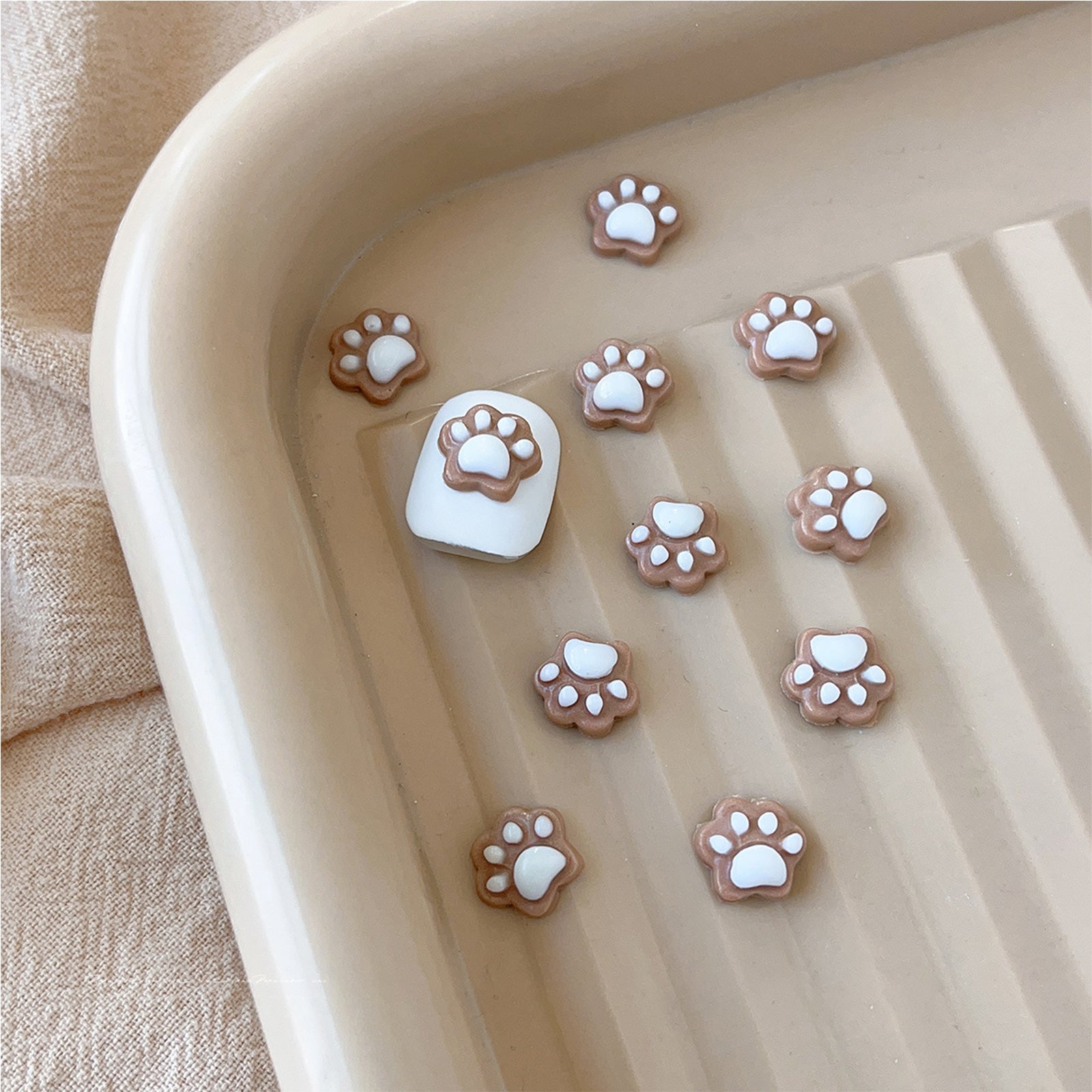 Cat Paw Nail Charms