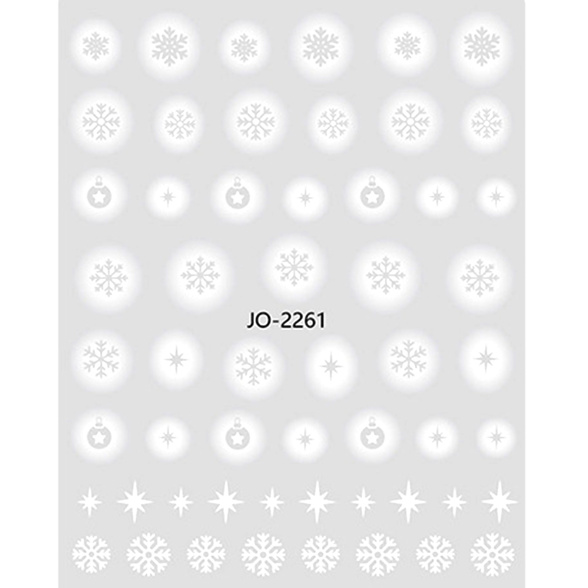 Nail Sticker - Airbrush Snowflake