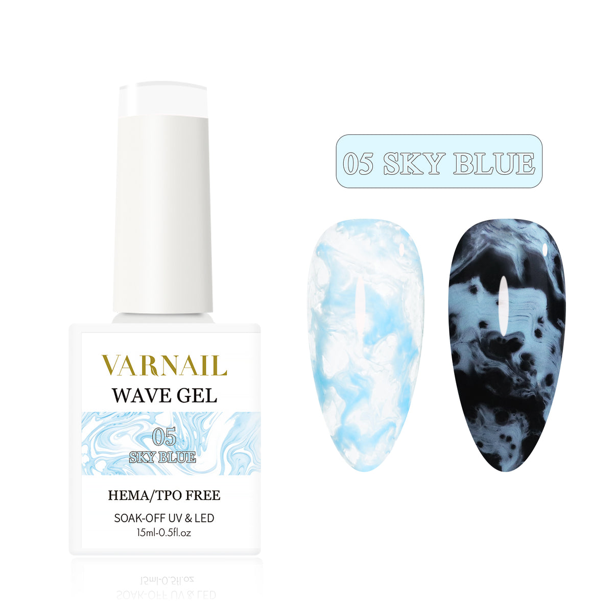 Hema-Free Ocean Wave Gel - 05 Sky Blue