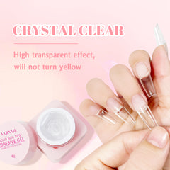 Solid Nail Tips Adhesive Gel Glue