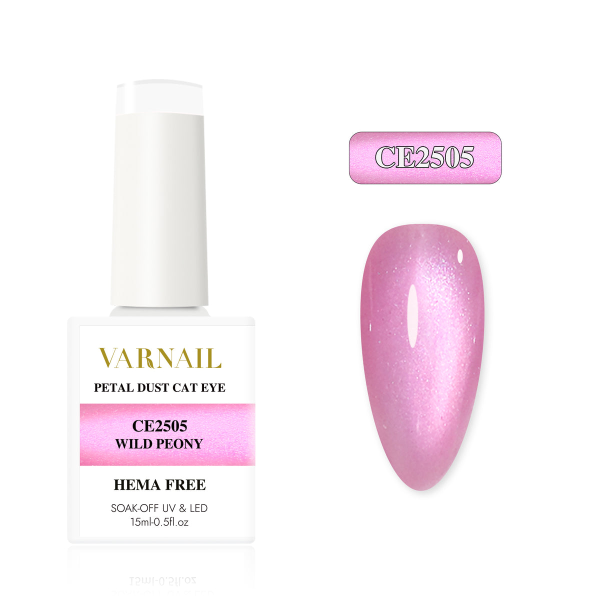 Petal Dust Cat Eye (Hema-Free) - CE2505 Wild Peony