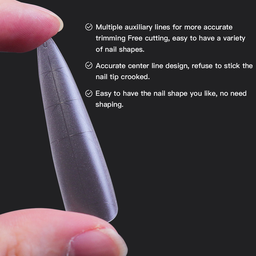 Multifunctional Soft Gel Nail Tips  - Stiletto