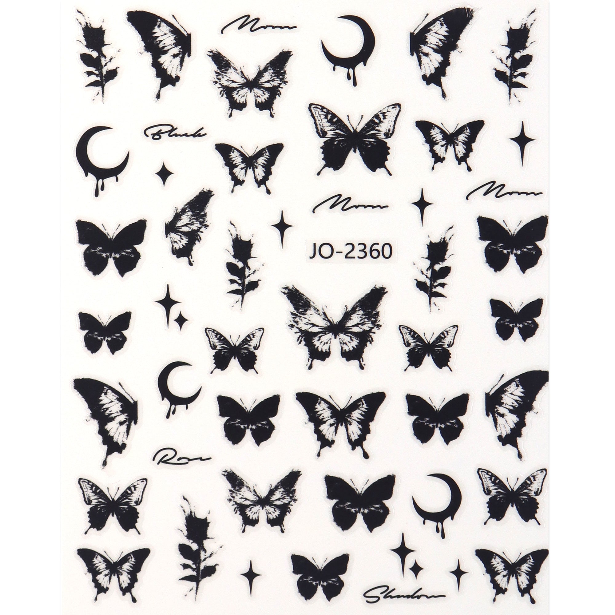 Nail Sticker - Dark Butterfly