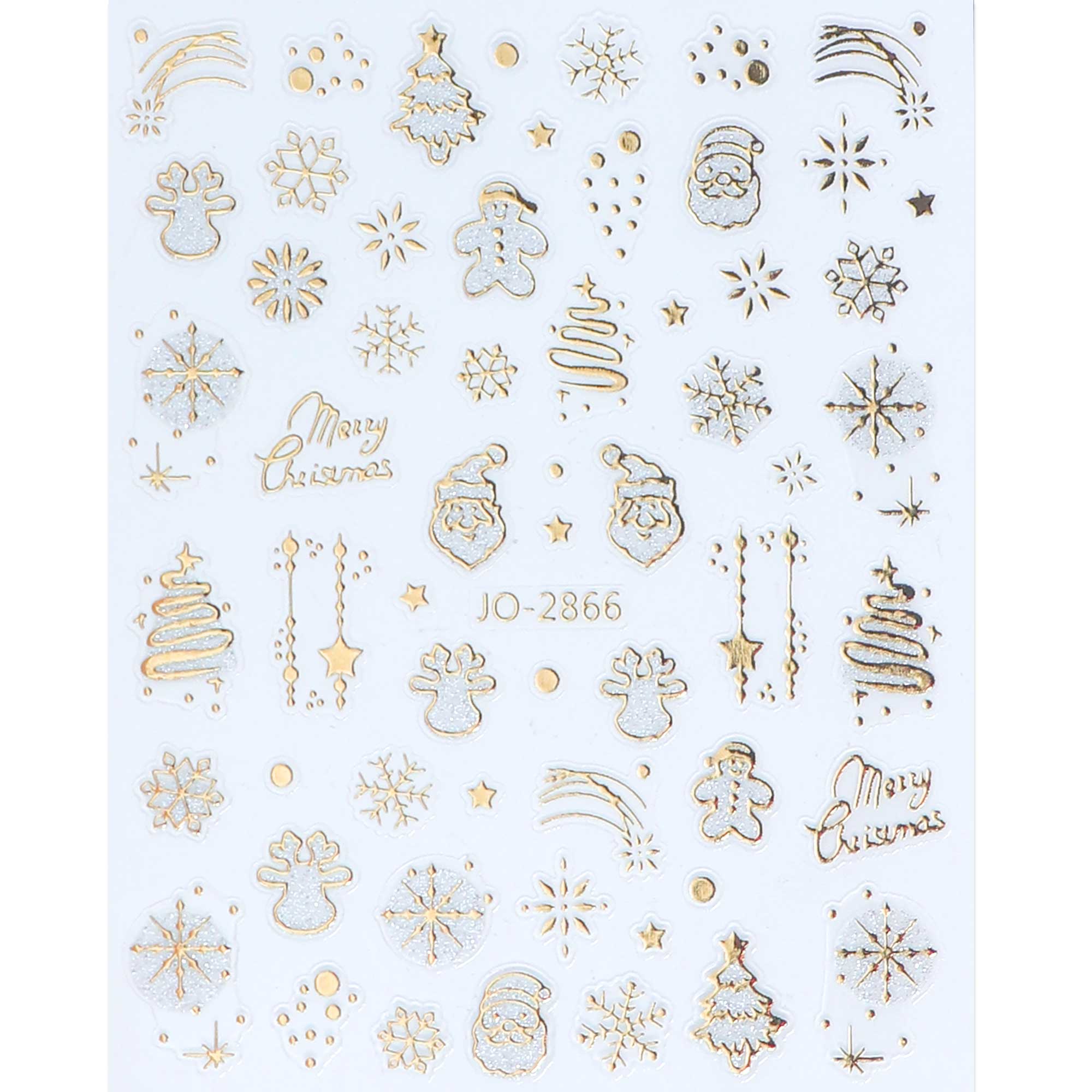 Nail Stickers - Christmas (Chrome)