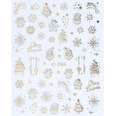 Nail Stickers - Christmas (Chrome)