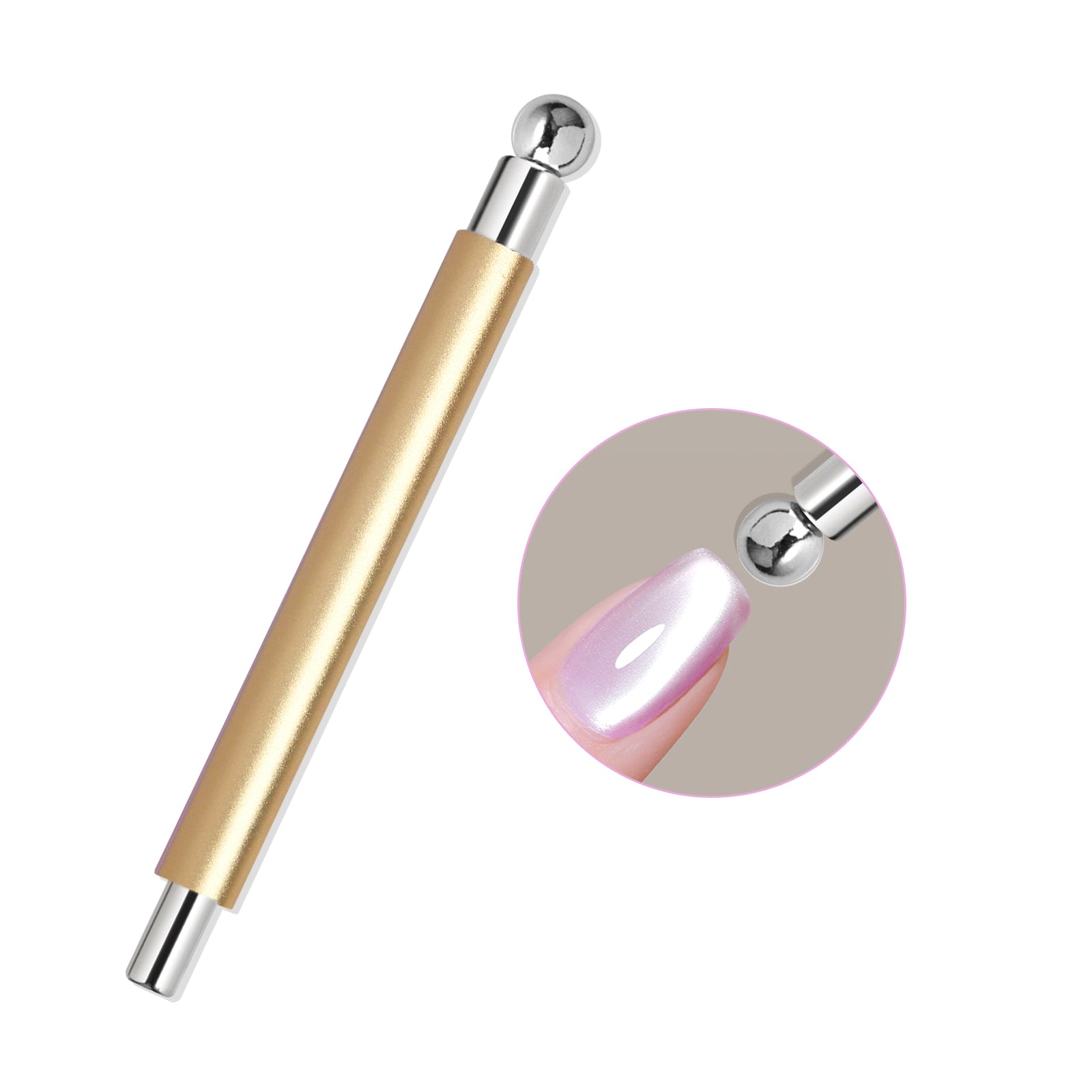 Dual-Head Magnet Cylinder Wand  & Bead