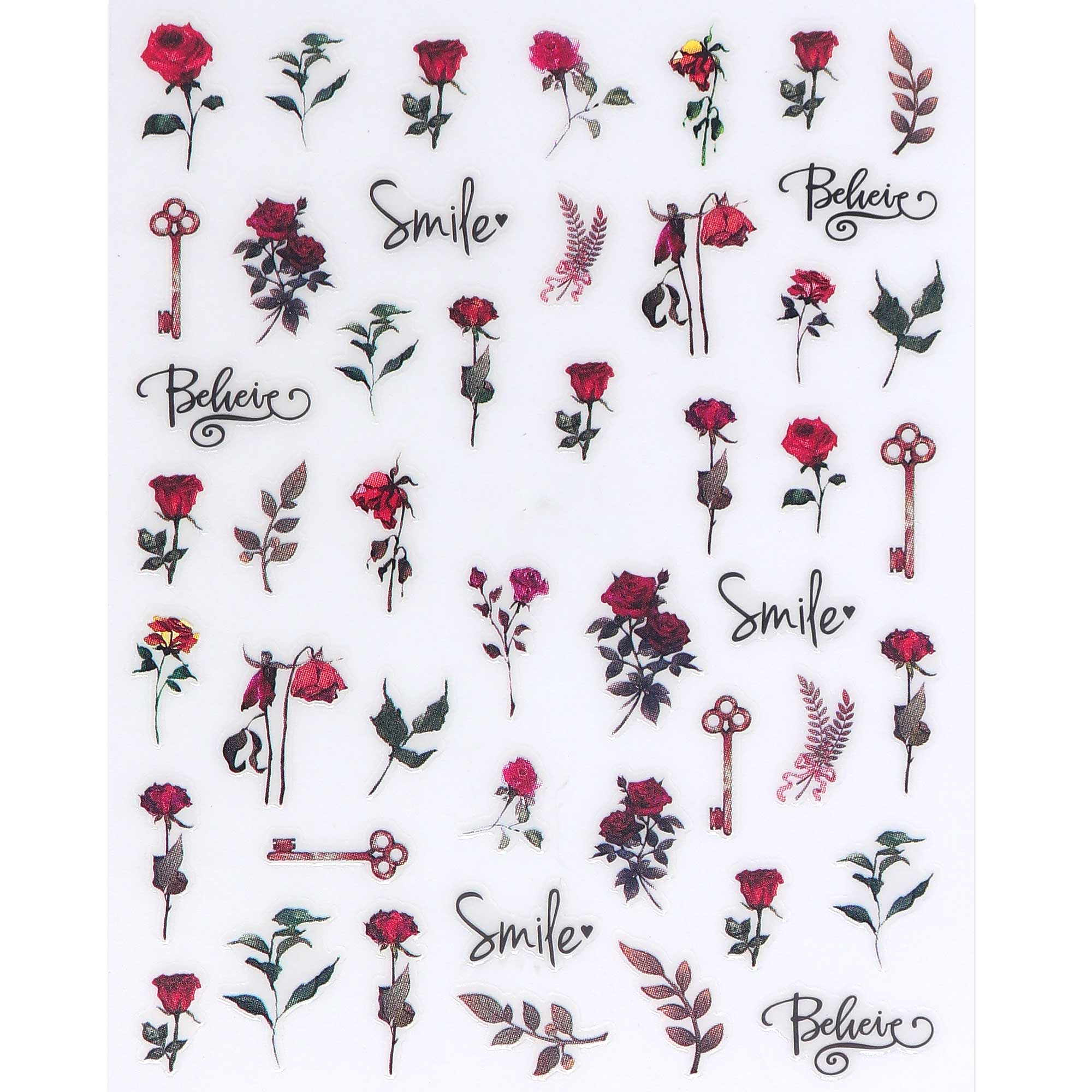 Nail Sticker - Rose