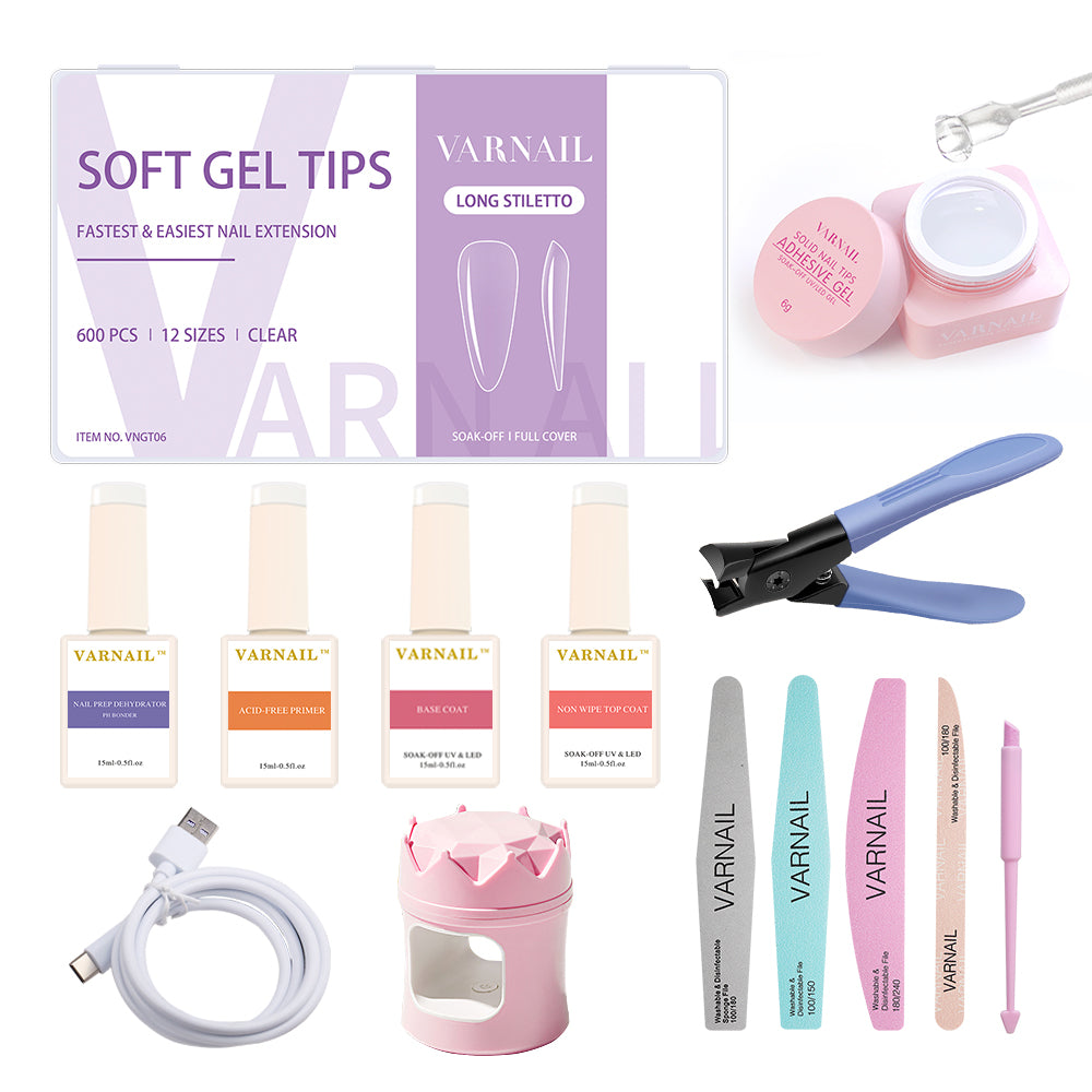 Gel Tip Starter Kit - 13 Pcs/Set