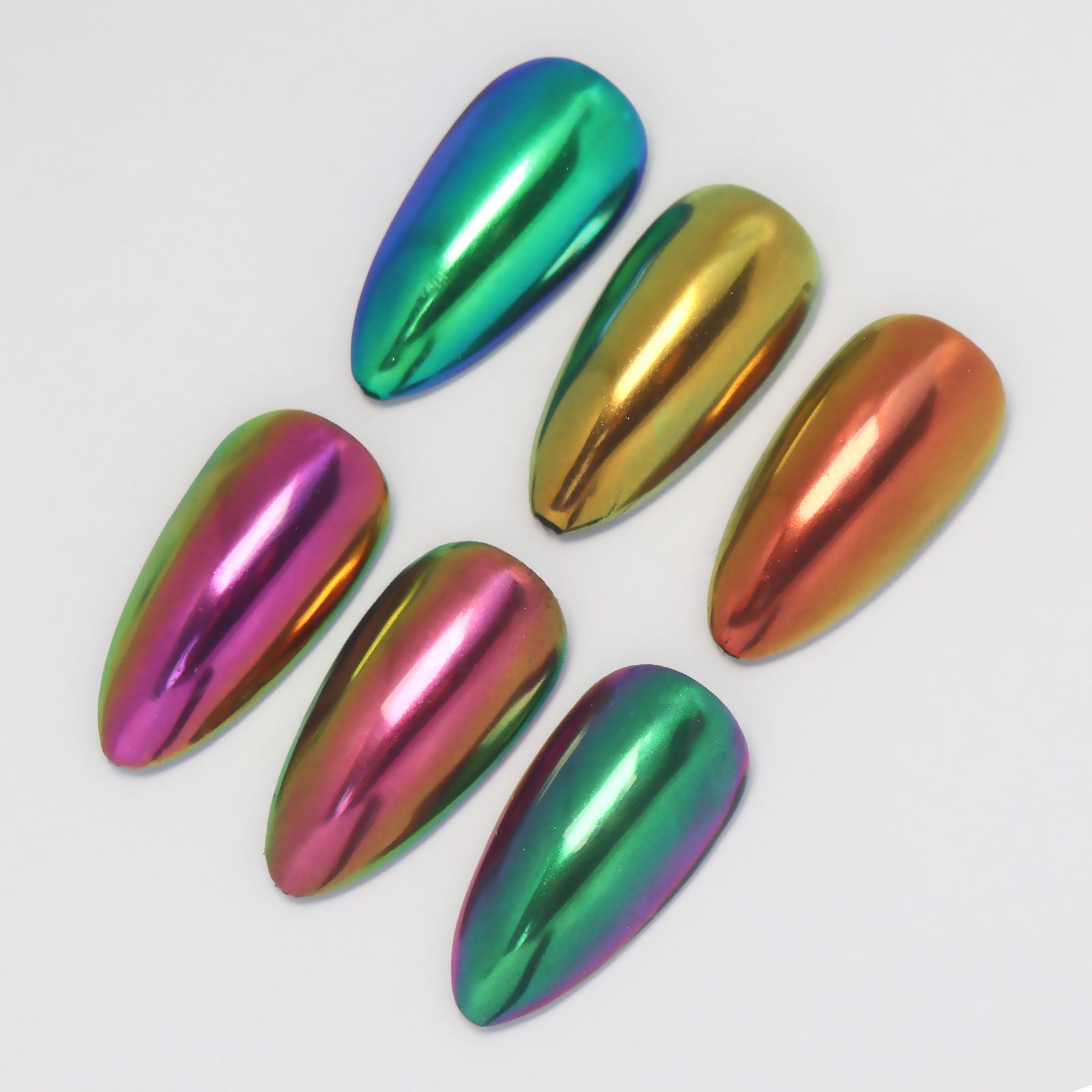 Aurora Mermaid Nail Chrome Powder - VC16 Fantasy