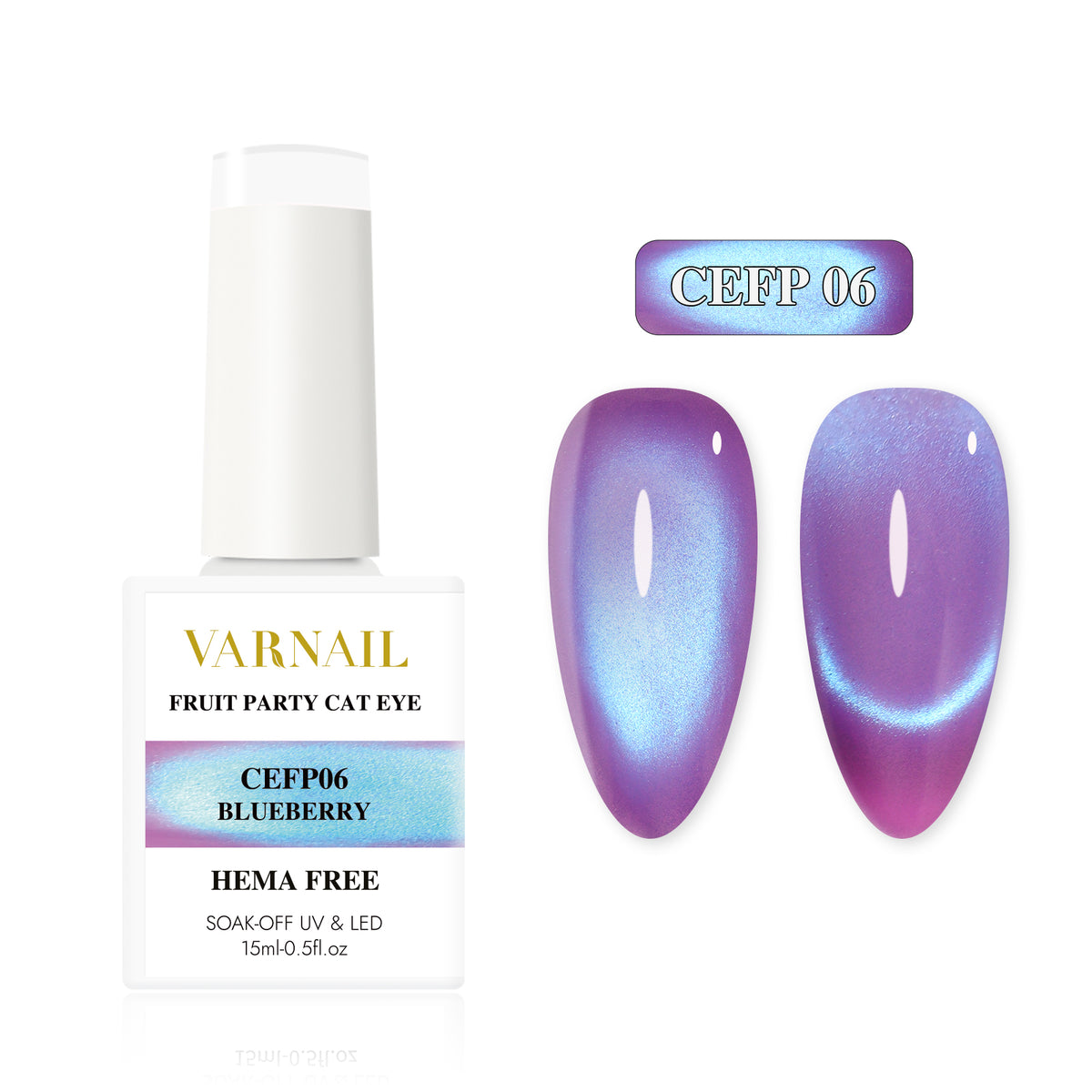Fruit Party Cat Eye (Hema-Free)- CEFP06 Blueberry