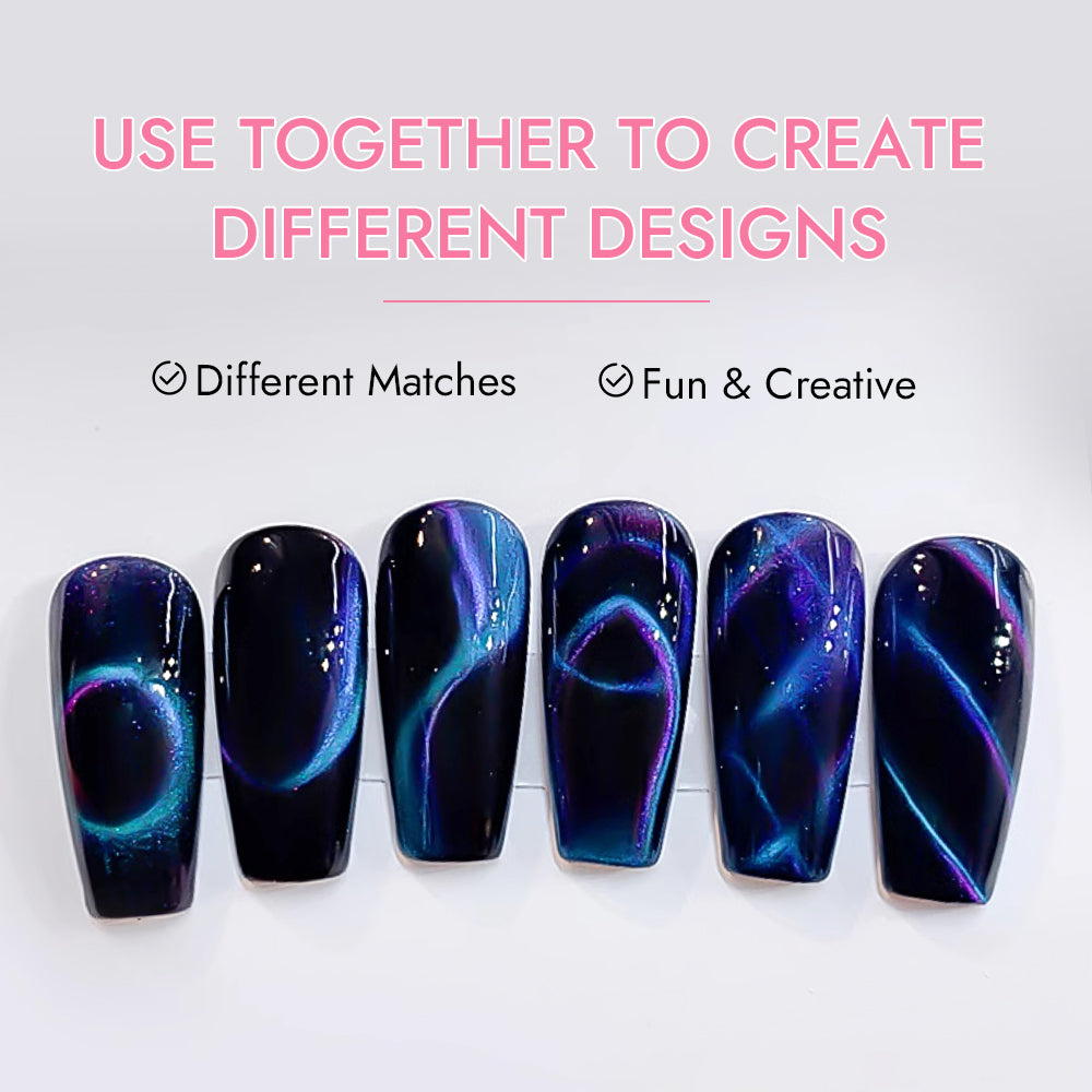 Cat Eye Nail Magnet 4Pcs/set