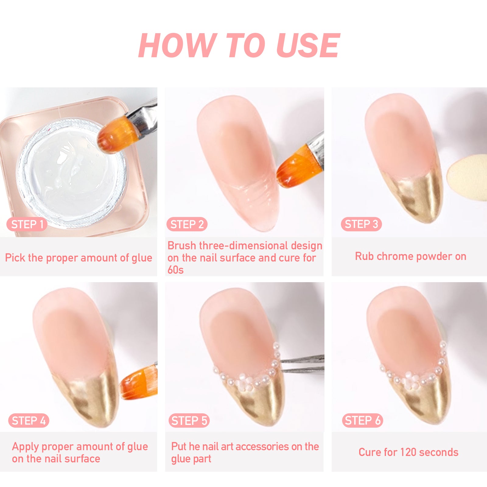 Elastic Gem Glue Gel - No Wipe (Jelly) – VARNAIL