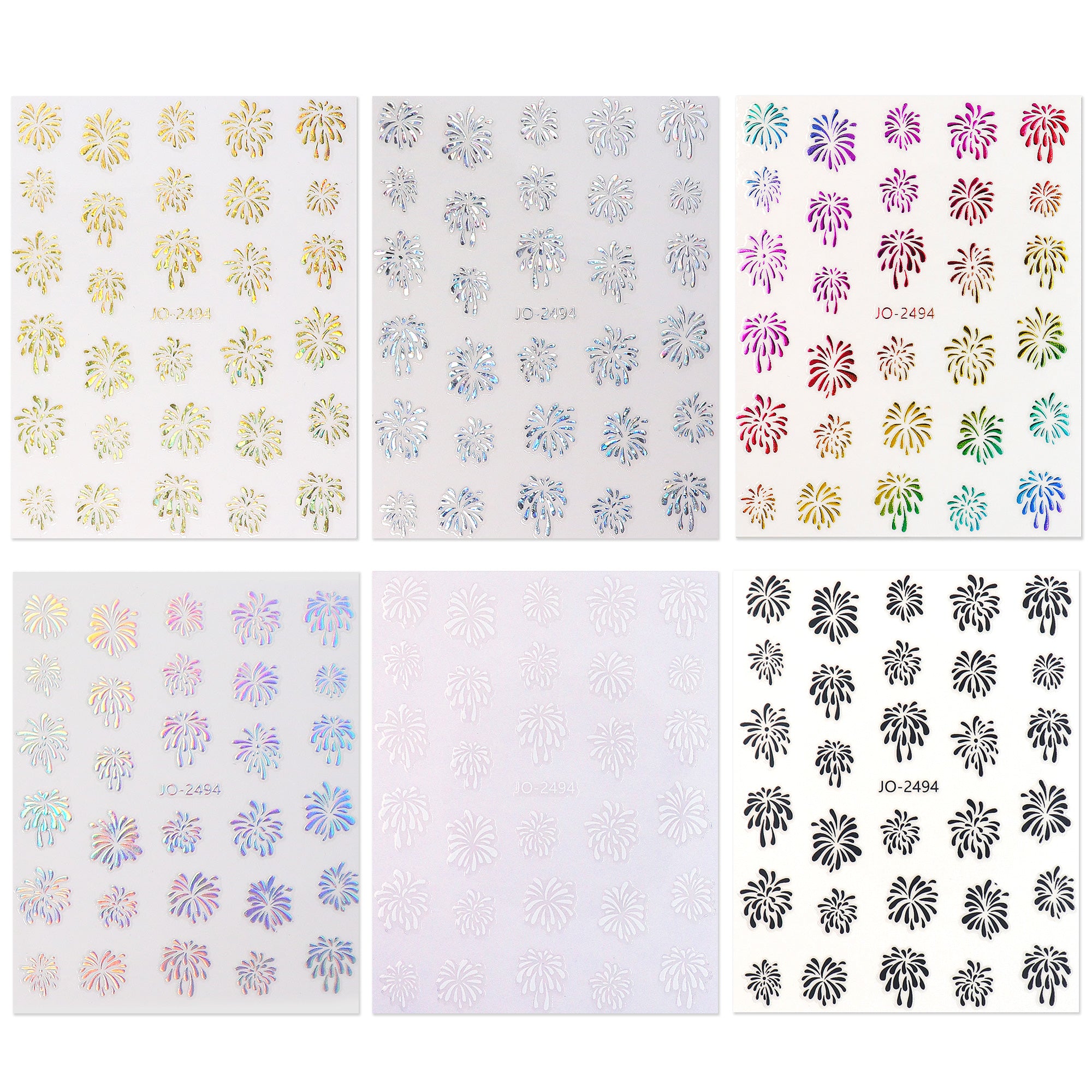 Nail Sticker - Fireworks