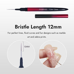 Liner Nail Brush (Vampire)  - 12mm