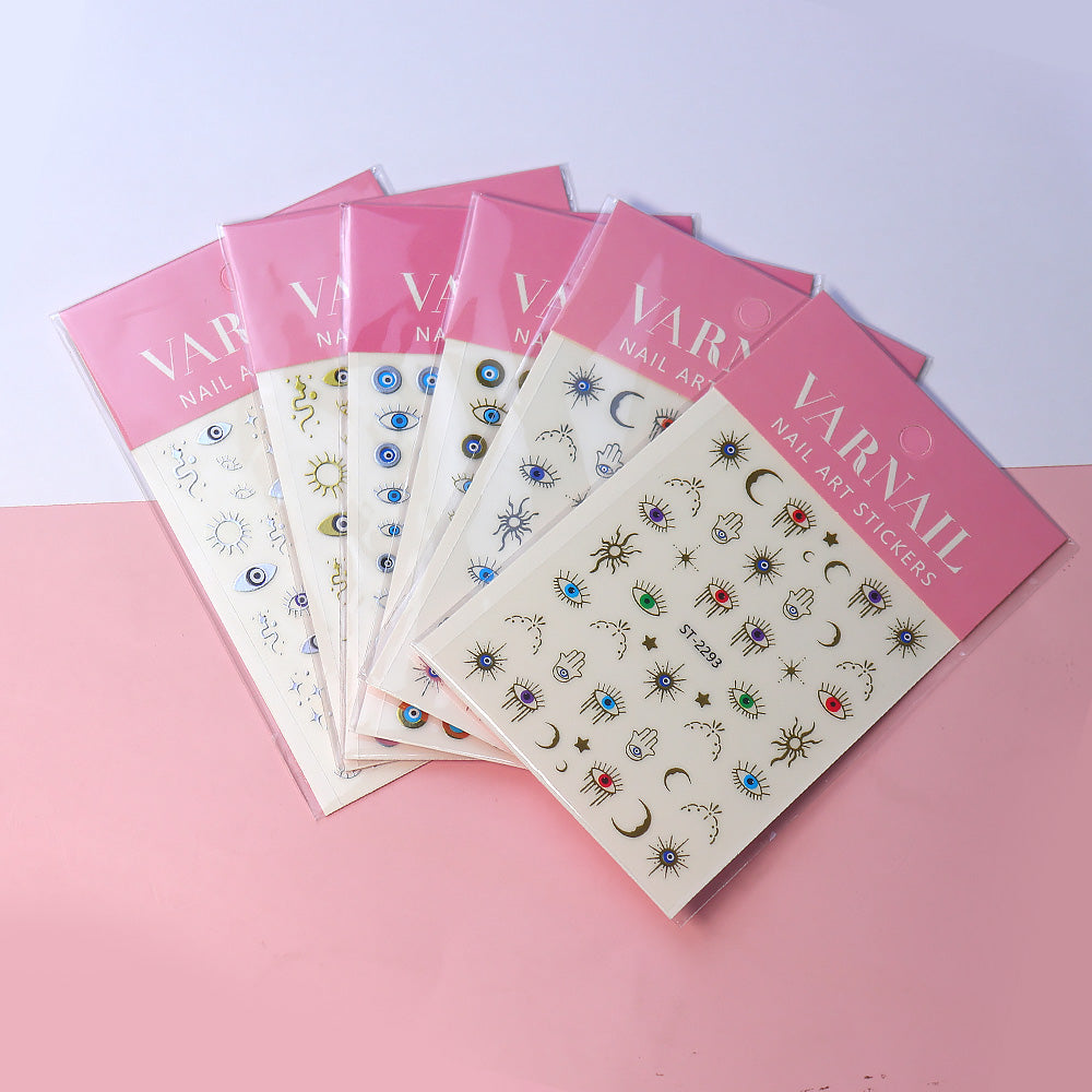 Nail Sticker - Evil Eye (Metallic)