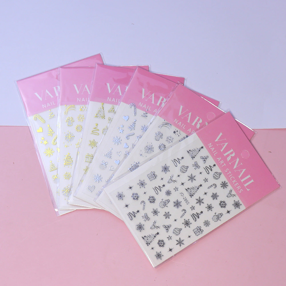 Nail Stickers - Christmas (Chrome)