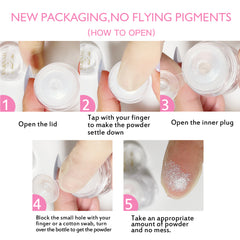 Nail Chrome Powder Set ( VC03-VC08)