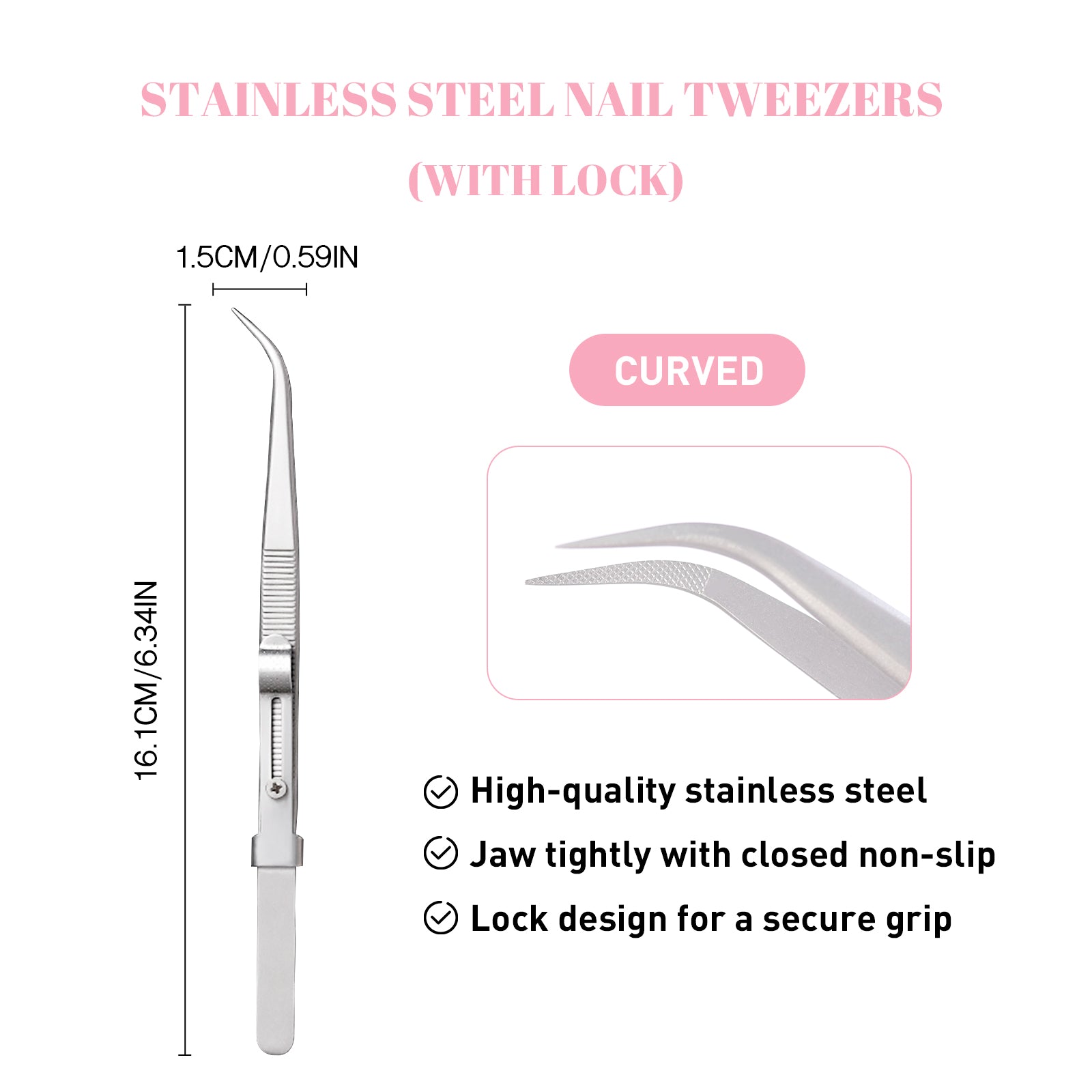 Nail Tweezers with Lock