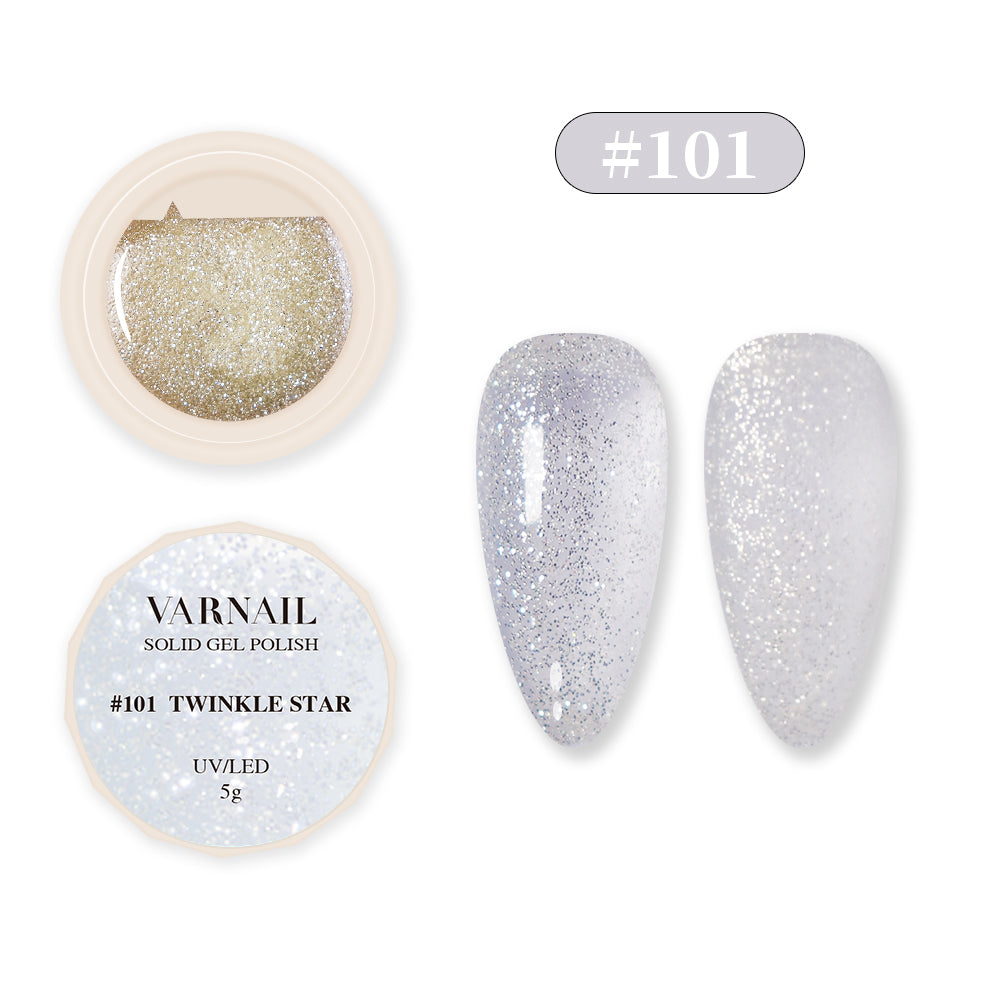 Solid Gel Polish - #101 TWINKLE STAR