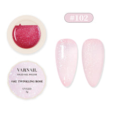 Solid Gel Polish - #102 TWINKLING ROSE