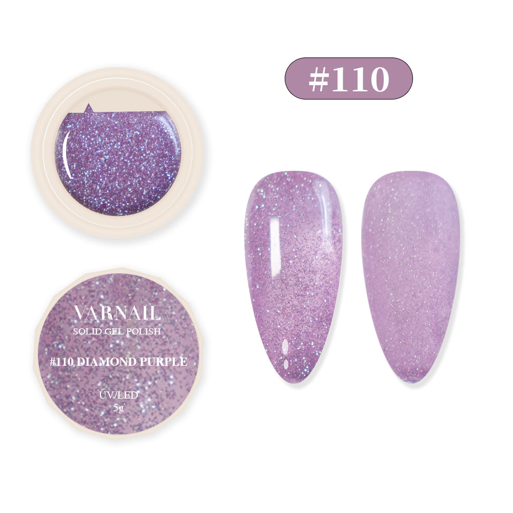 Solid Gel Polish - #110 DIAMOND PURPLE