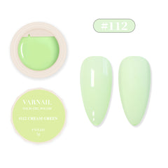 Solid Gel Polish - #112 CREAM GREEN