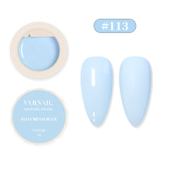 Solid Gel Polish - #113 CREAM BLUE