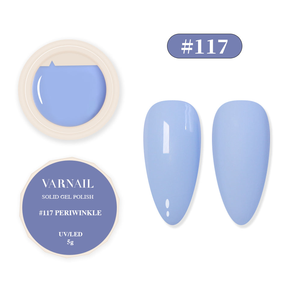 Solid Gel Polish - #117 PERIWINKLE