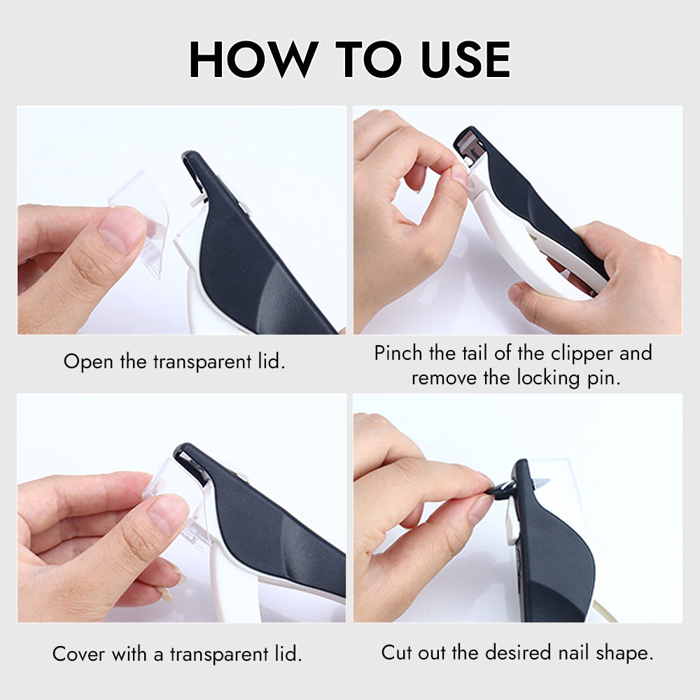 Multifunctional Anti-splash Nail Tips Clipper