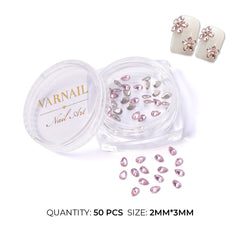 DIY Flower Nail Charm Rhinestone