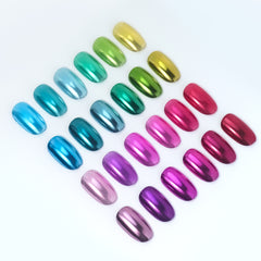 Mirror Metallic Nail Chrome Powder - VM19 Pink