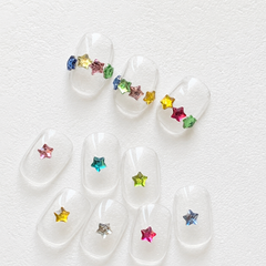Five-pointed Star Nail Charms