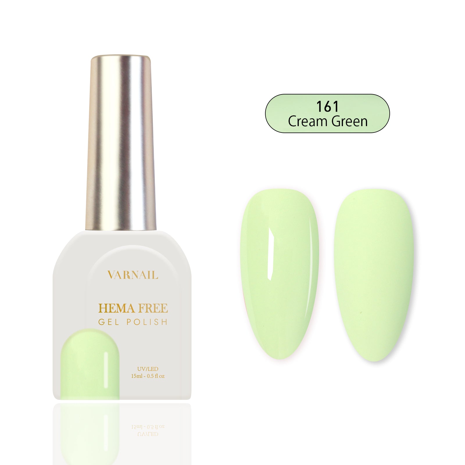 Hema-Free Gel Polish - 161 Cream Green