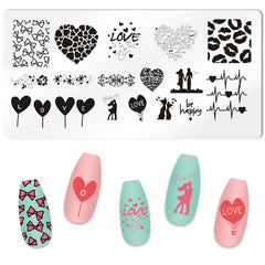 Nail Stamping Plates - Love is in the Air