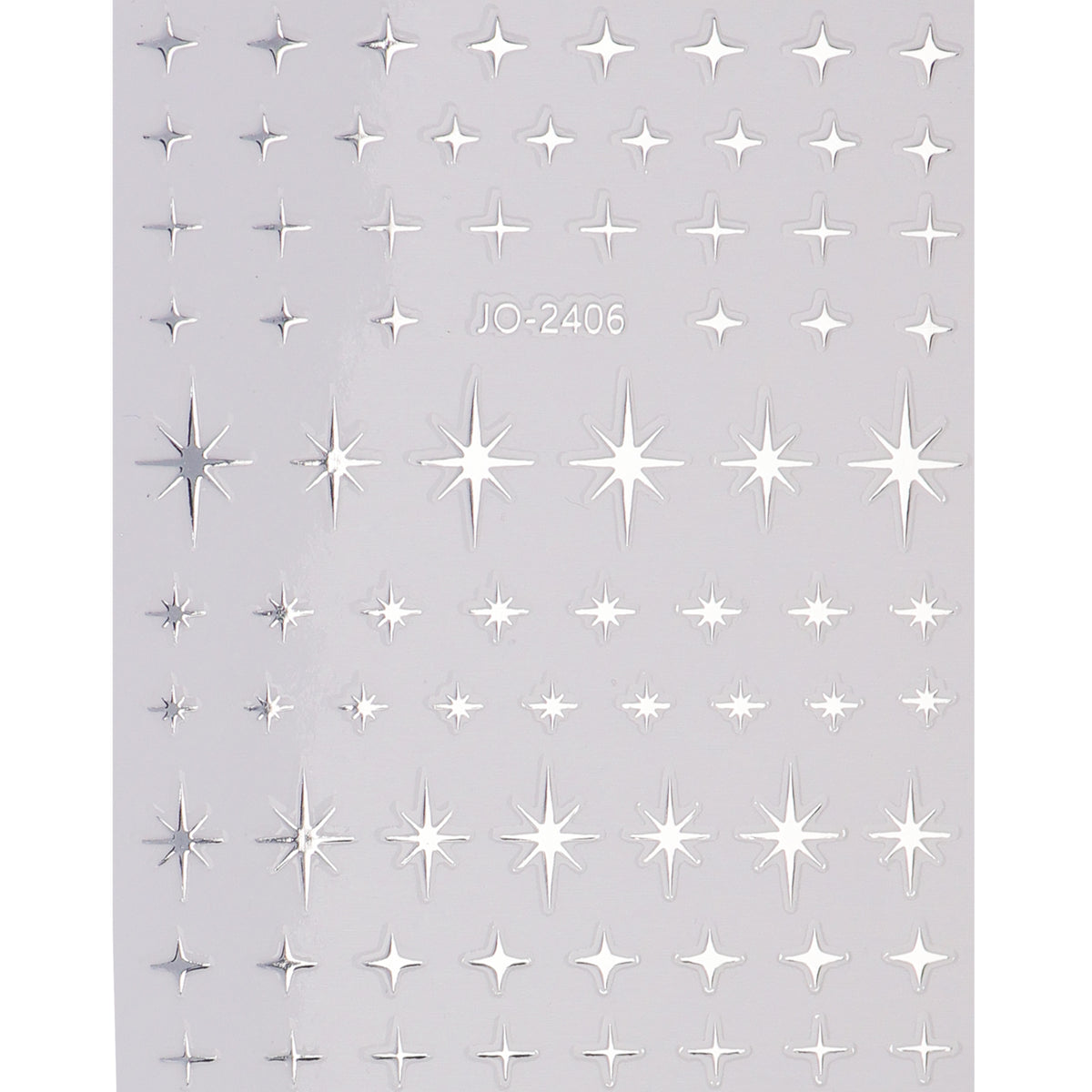 Nail Stickers - Metallic Silver