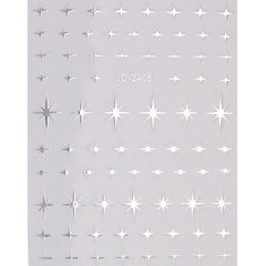 Nail Stickers - Metallic Silver